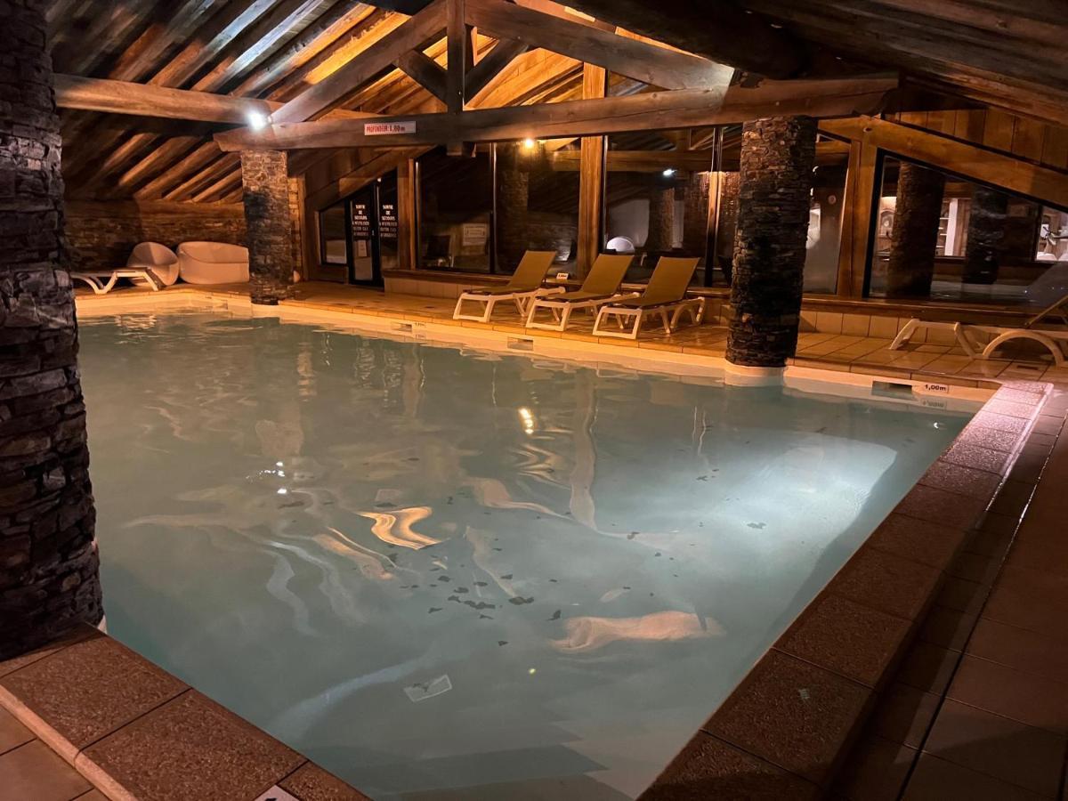 Appartement Ski Aux Pieds Dans Residence Premium Piscine, Sauna Hamam Saint-Martin-de-Belleville Exterior foto